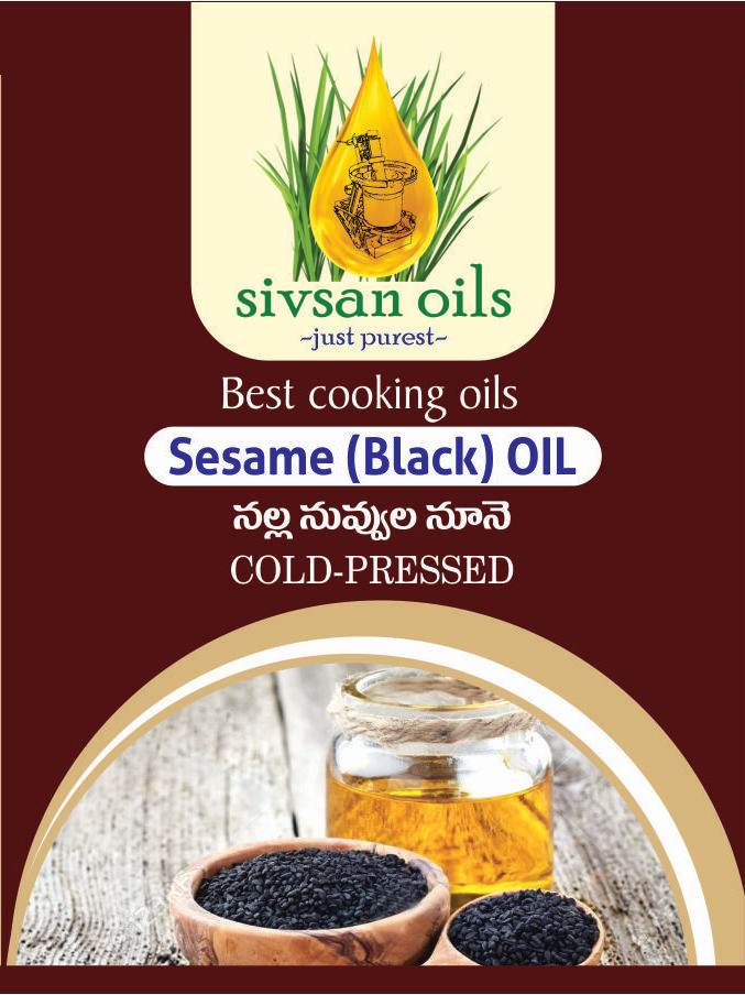Black Sesame Oil - Cold Pressed - Hydraulic Press - Premium Quality