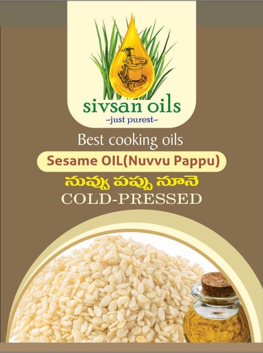 Hulled Sesame Oil - Nuvvu Pappu - Cold Pressed - Regular