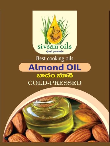 Almond Oil - Cold Pressed - Hydraulic Press - Premium Quality